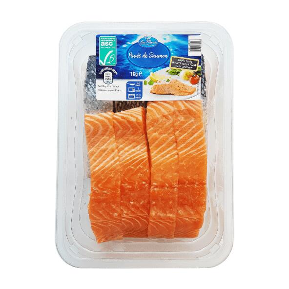 8 Pavés de saumon