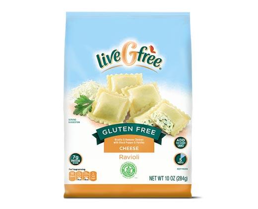 liveGfree 
 Spinach & Cheese or Cheese Ravioli