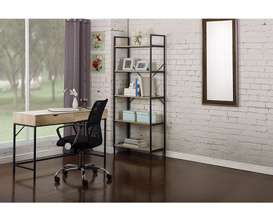 SOHL Furniture Exclusive Collection 5-Shelf Ladder Bookcase
