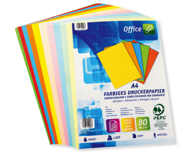 OFFICE Farbpapier Mixpack