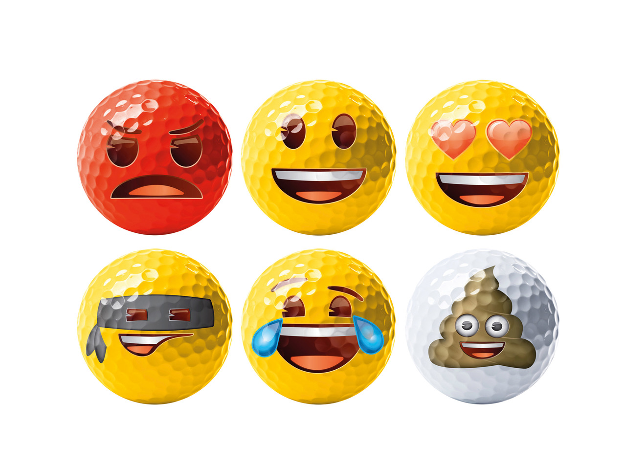 Emoji Golf Balls1