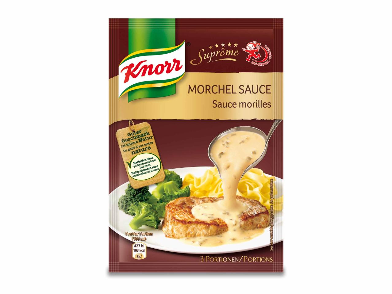 Knorr Morchel Sauce (nur in der Deutschschweiz und in der Westschweiz)