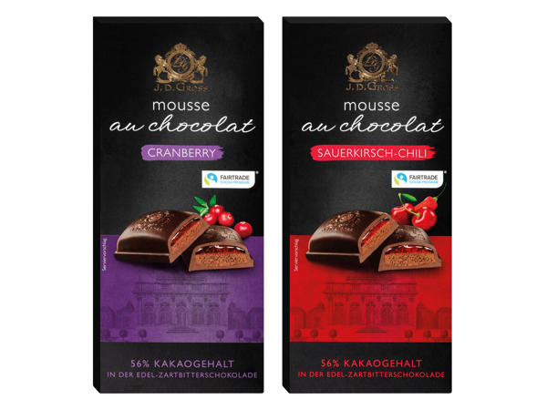J.D. GROSS Schokolade mit Mousse