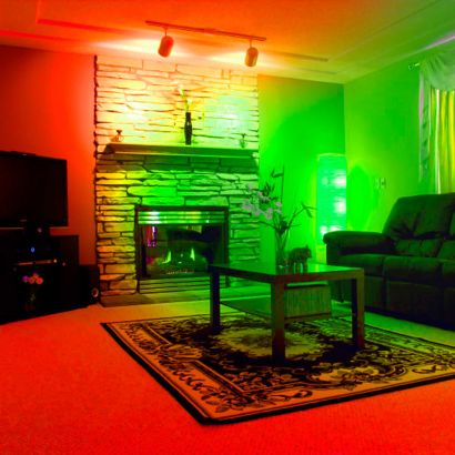 LED-Spot mit wechselnden Farben