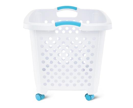 Easy Home 
 Rolling Laundry Basket