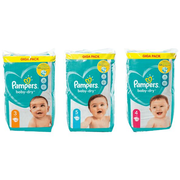 PAMPERS(R) 				Couches baby-dry