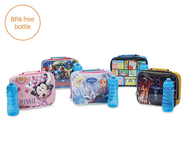 Licensed Lunch Box and Bottle Set