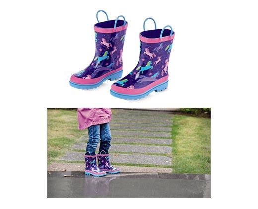 Lily & Dan 
 Girls' Rain Boots