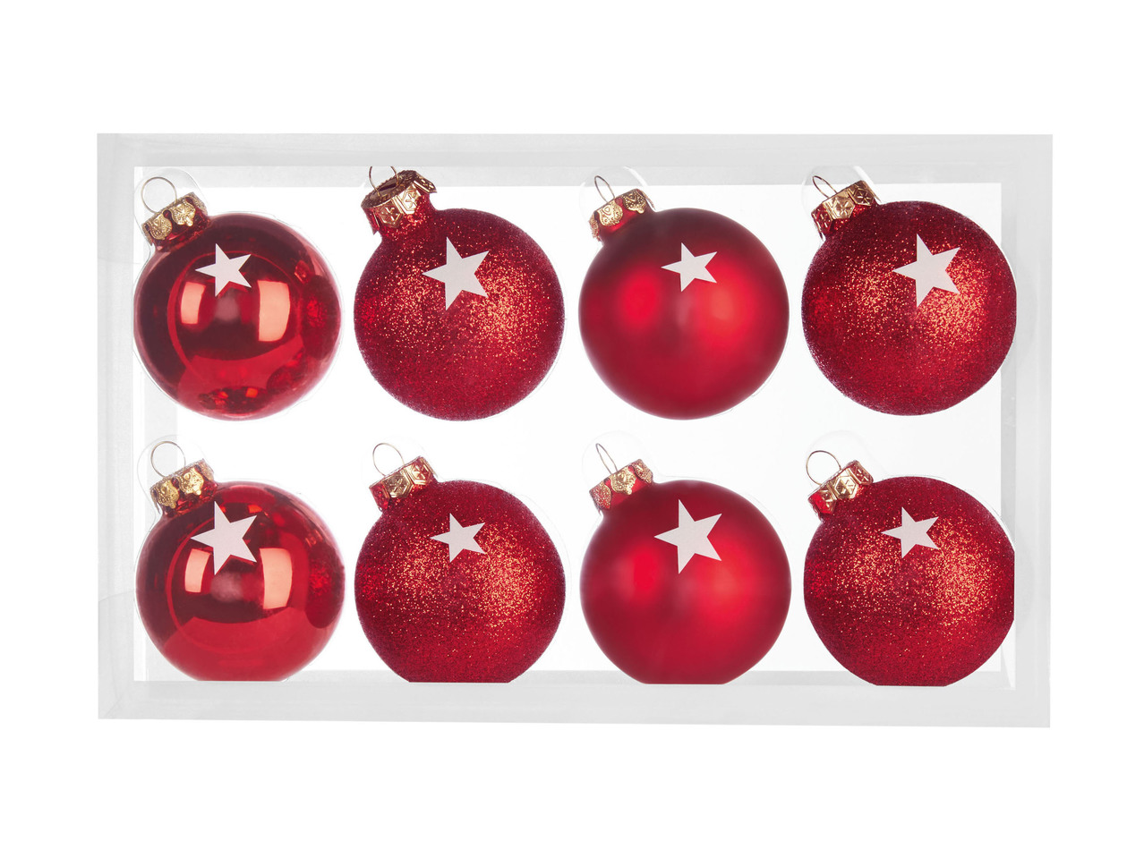 Christmas Tree Glass Baubles
