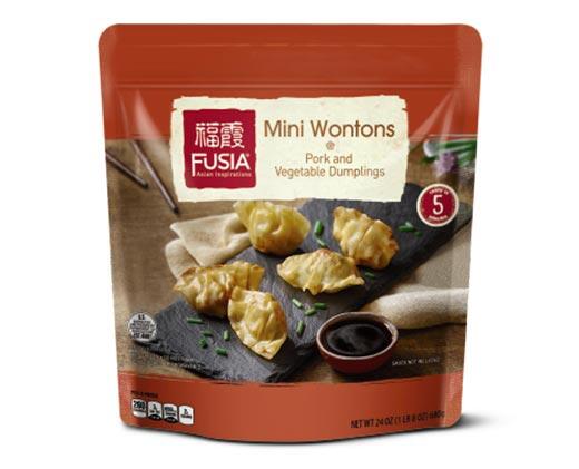 Fusia Asian Inspirations 
 Mini Wontons Pork or Chicken