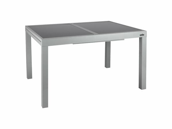 Mesa extensible de aluminio para jardín 120/180 cm