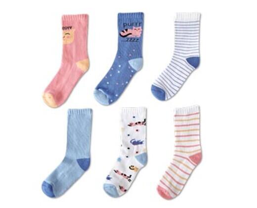 Lily & Dan 
 Toddler 6-Pair Socks