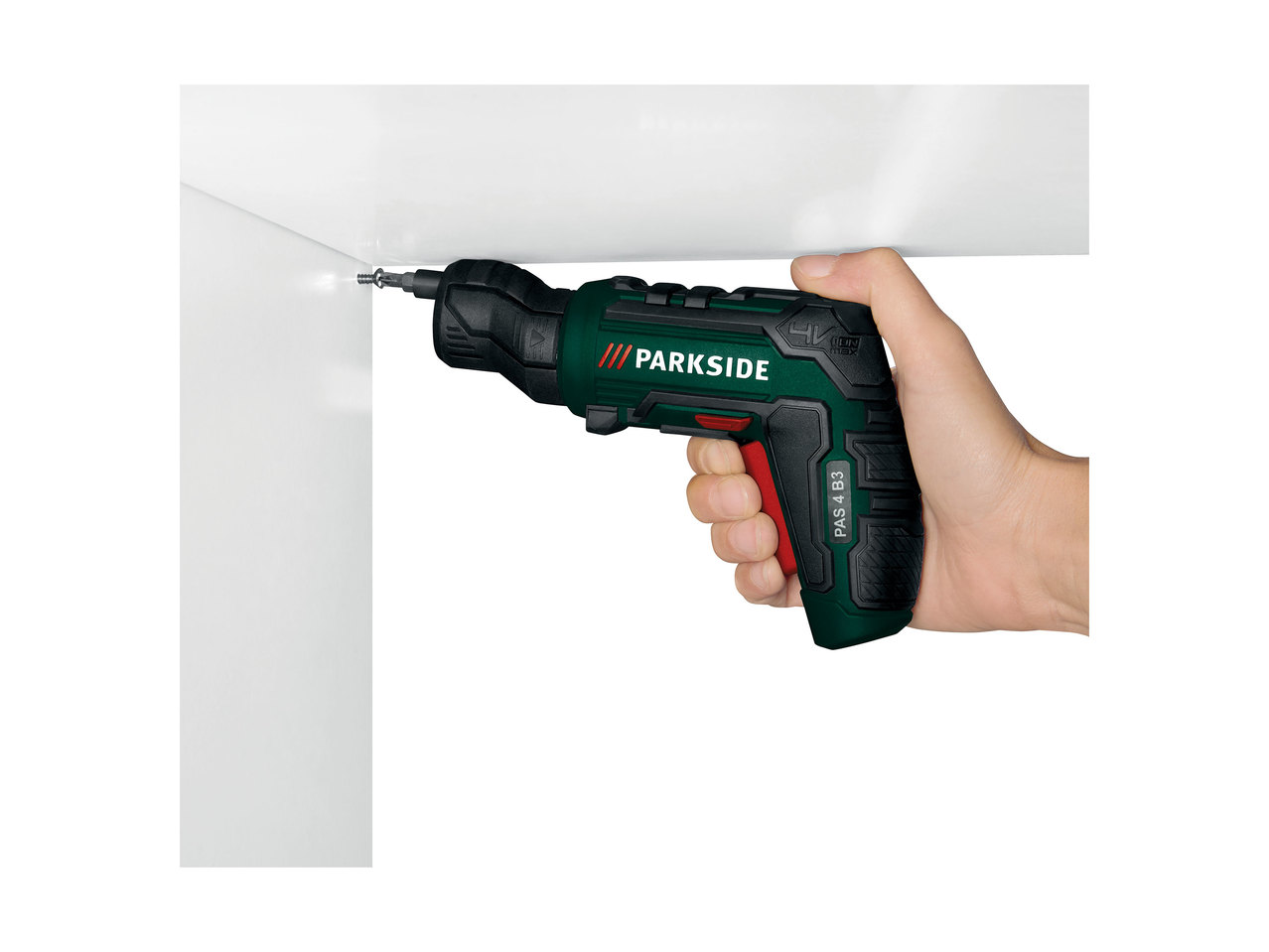 Parkside Cordless Screwdriver with Interchangeable Heads1