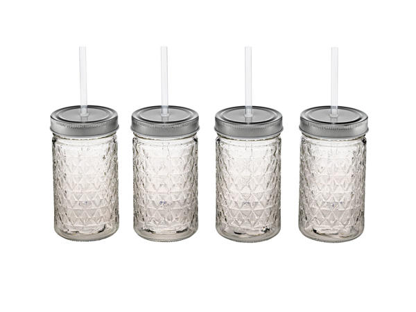 Drinking Glasses with Straw