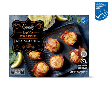 Specially Selected Bacon-Wrapped Scallops