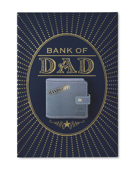 Bank Of Dad Large Card
