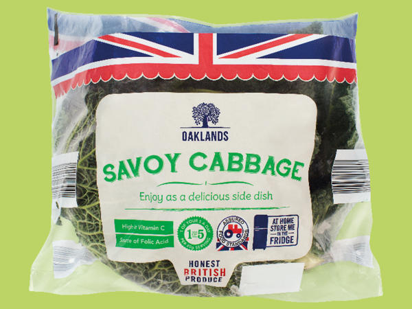 Oaklands Biritsh Savoy Cabbage