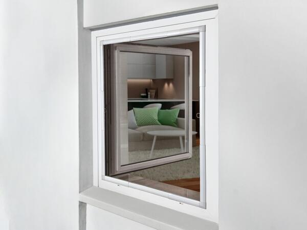 Mosquitera extensible aluminio para ventana 120 x 140 cm