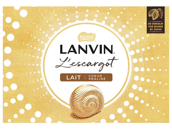 Lanvin escargots au chocolat au lait