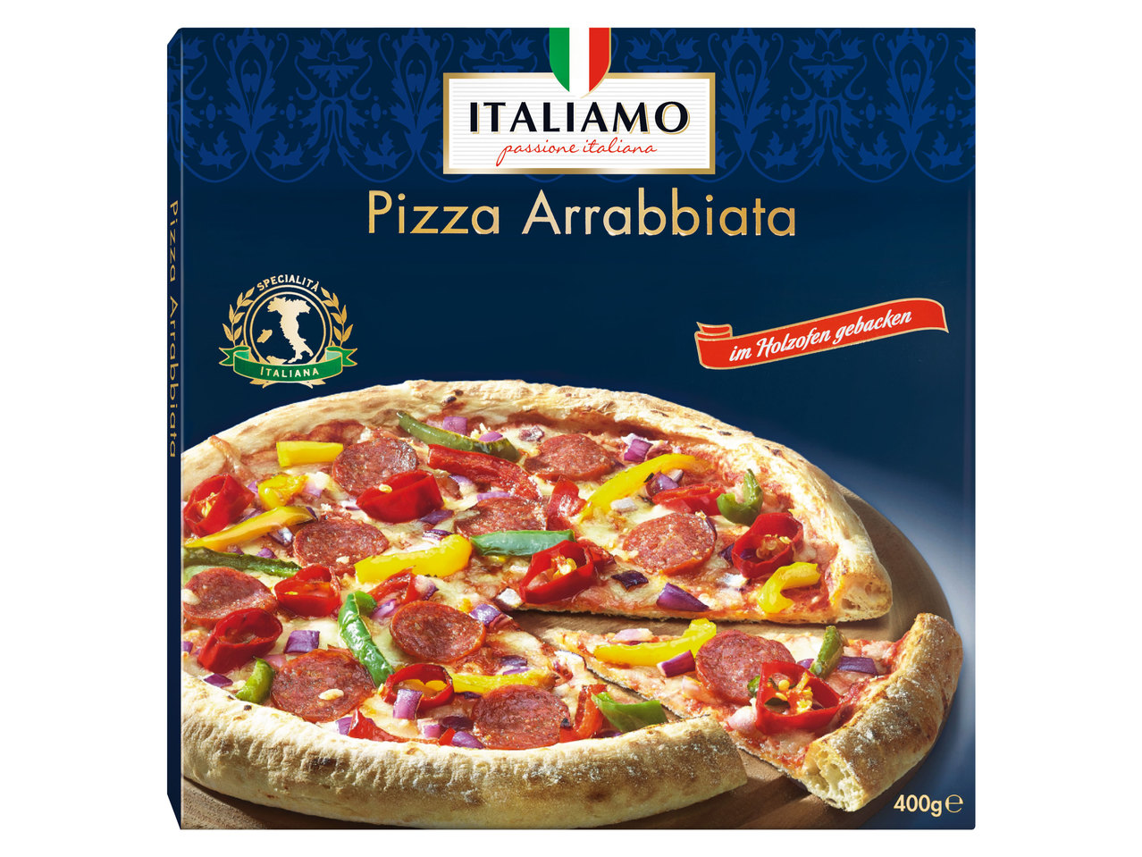 ITALIAMO Pizza Arrabbiata oder Quattro Formaggi