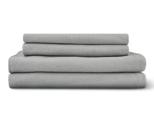 Huntington Home Queen or King Solid Flannel Sheets - Aldi — USA ...