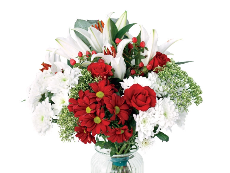 Scarlet Whisper Bouquet - Available from 11th February