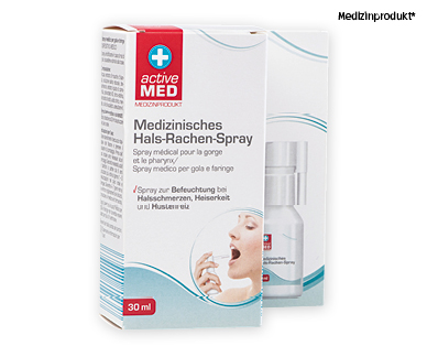 ACTIVE MED Medizinisches Hals-Rachen-Spray
