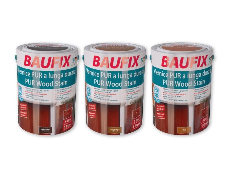 BAUFIX(R) 5L Long Lasting Wood Varnish