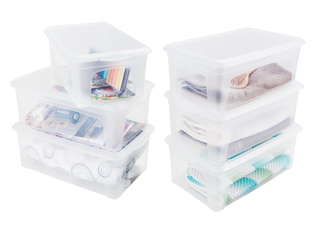 Storage Boxes 3 or 6 pieces