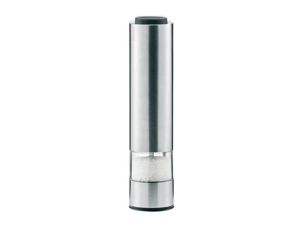 Silvercrest Stainless Steel Electric Salt or Pepper Mill