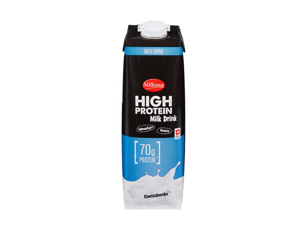 Latte ad alto contenuto proteico