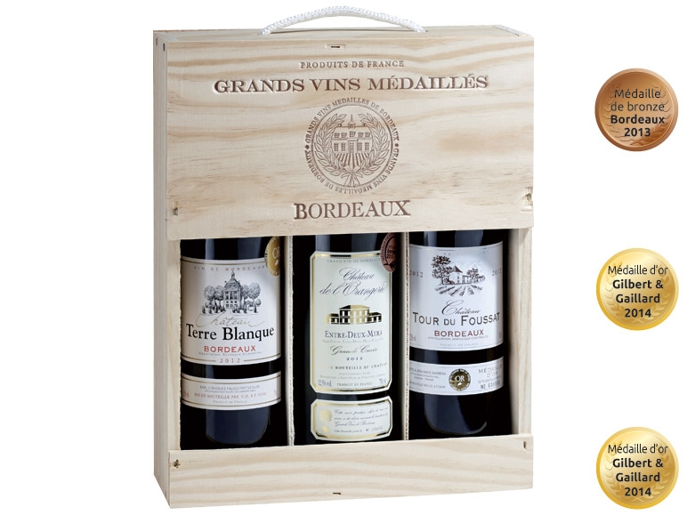 Coffret Prestige Vins de Bordeaux médaillés1
