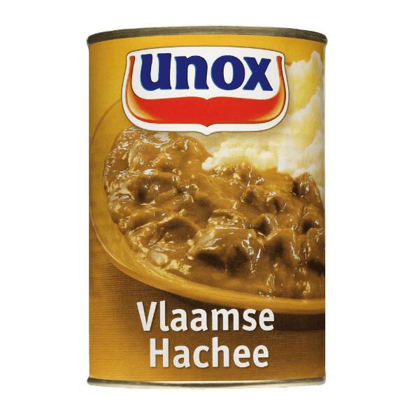 Unox Hongaarse goulash of Vlaamse hachee