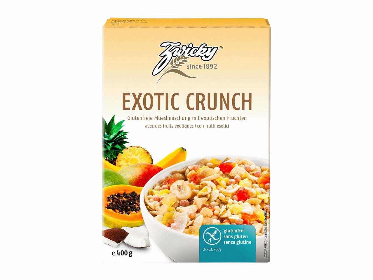 Müsli Power Crunch/ Exotic Crunch Zwicky