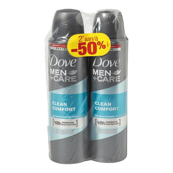 DOVE MEN+CARE(R) 				Déodorant pour hommes, 2 pcs
