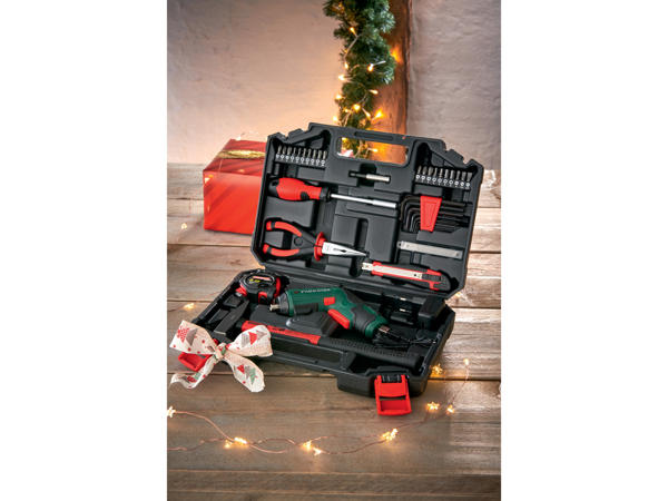 Tool Set with Cordless Screwdriver