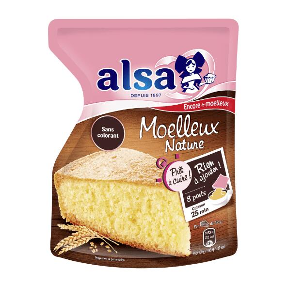 ALSA(R) 	 				Préparation pour gâteau moelleux nautre
