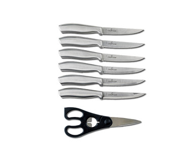 Crofton Chef's Collection 12-Piece Edgekeeper Cutlery Set
