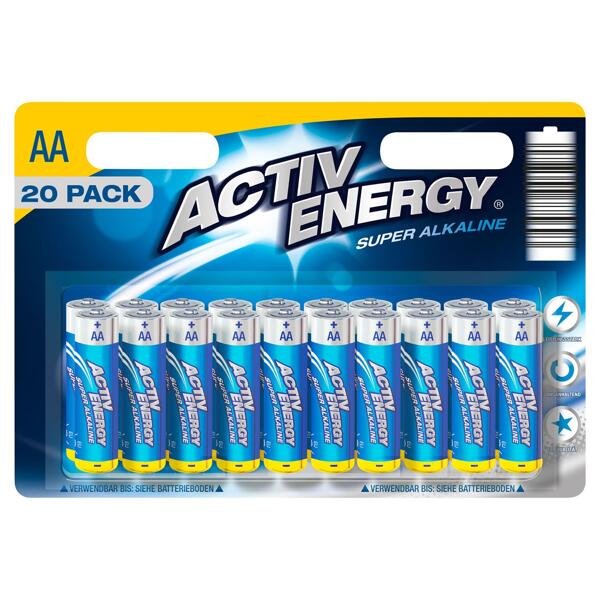 ACTIV ENERGY(R) Batterien, 20er-Packung