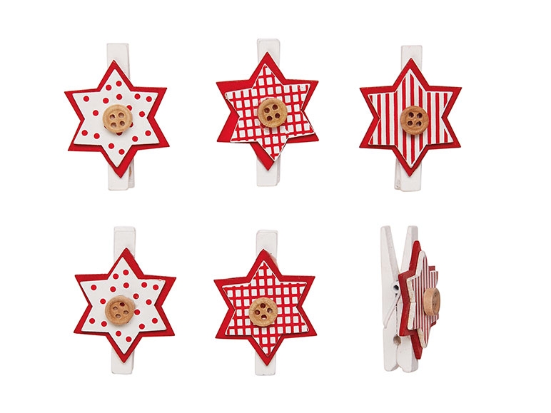 MELINERA Wooden Christmas Decorations