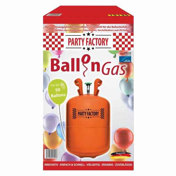 PARTY FACTORY Ballon Gas*