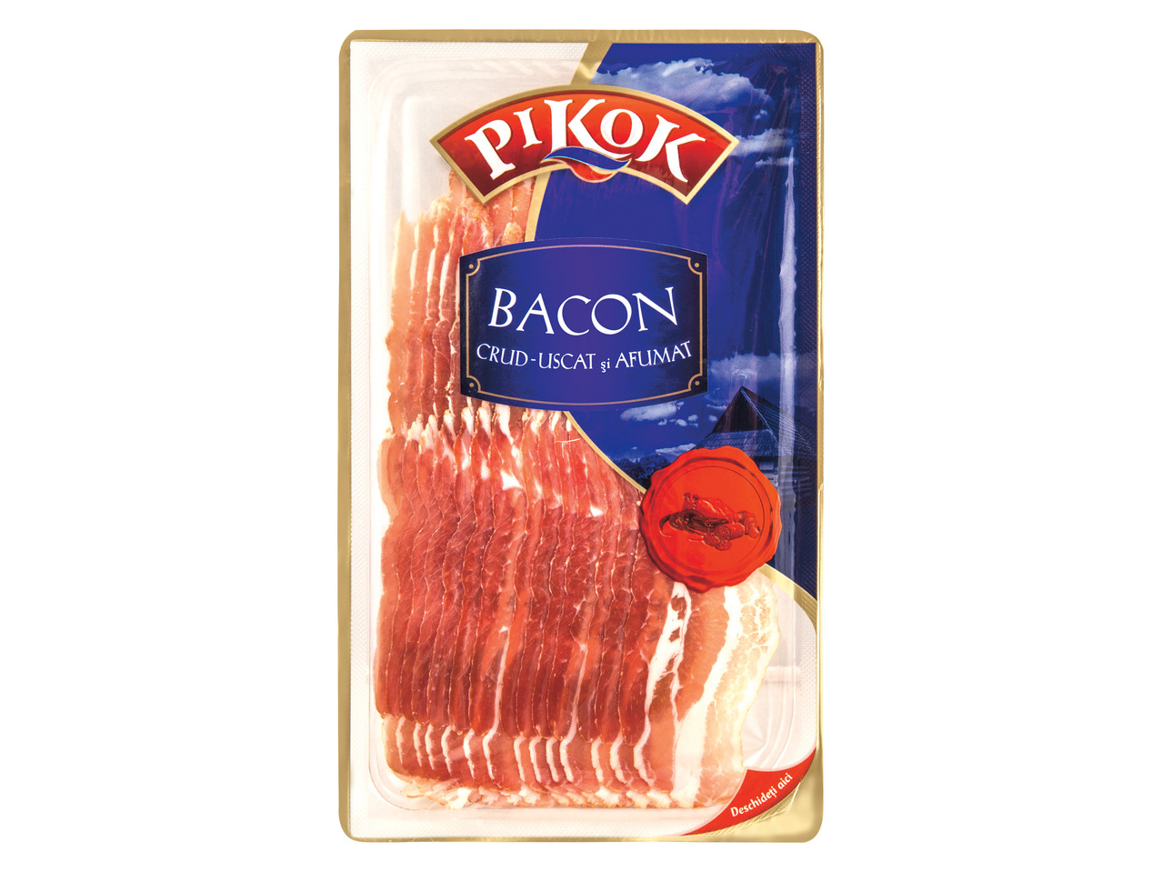 Bacon crud-uscat