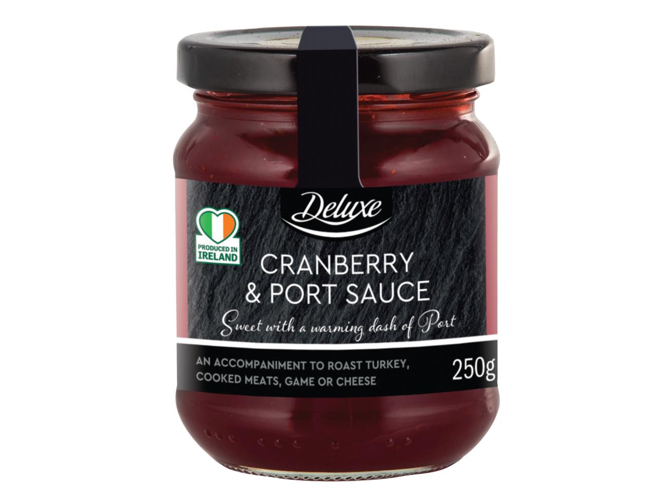 DELUXE Cranberry & Port Sauce