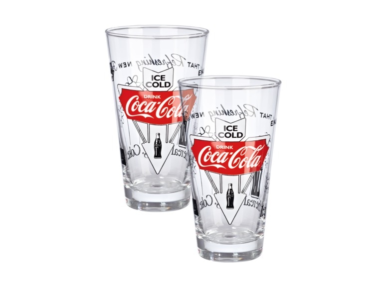 "Coca Cola" Glasses, 2 or 3 pieces