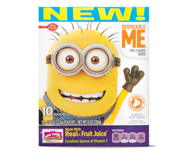 Betty Crocker Despicable Me Fruit Flavored Snacks