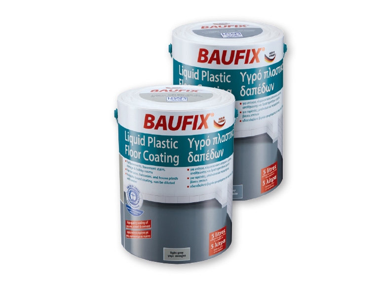 Baufix 5L Liquid Plastic Floor Coating Paint