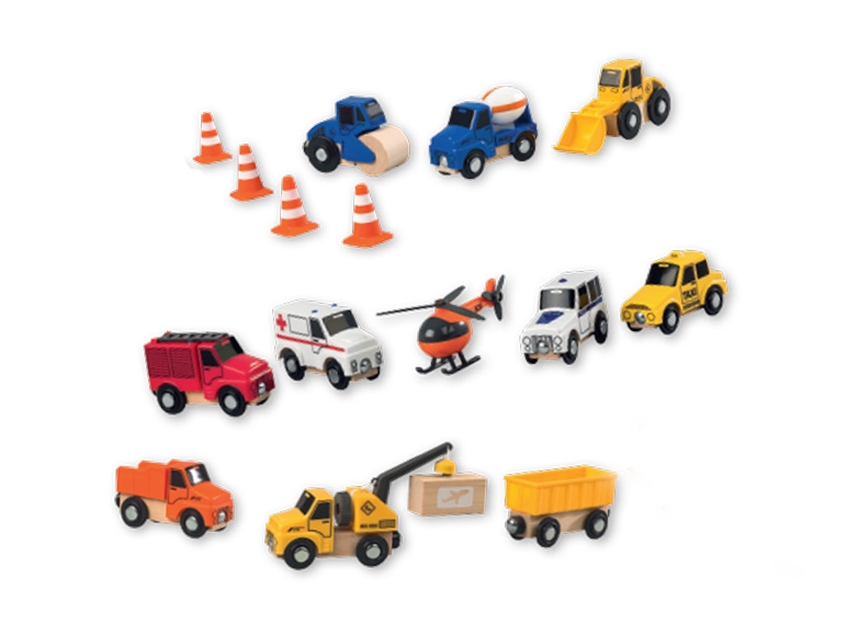 Playtive Junior Wooden Toy Vehicles