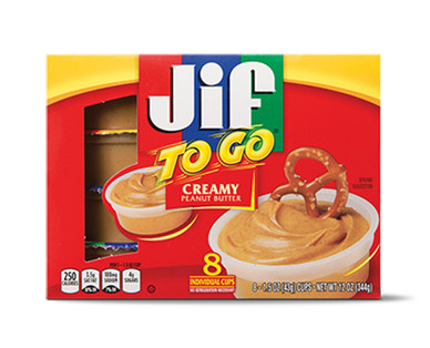 Jif To Go Creamy Peanut Butter