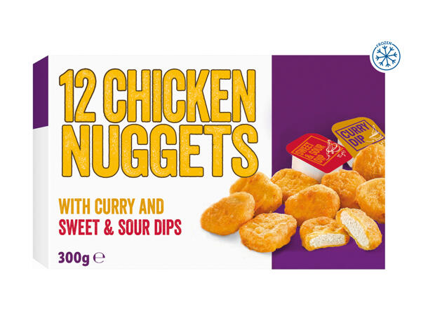 12 Chicken Nuggets with Dips