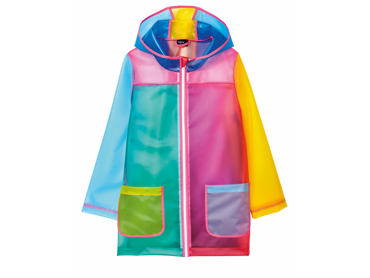Transparente Regenjacke für Mädchen